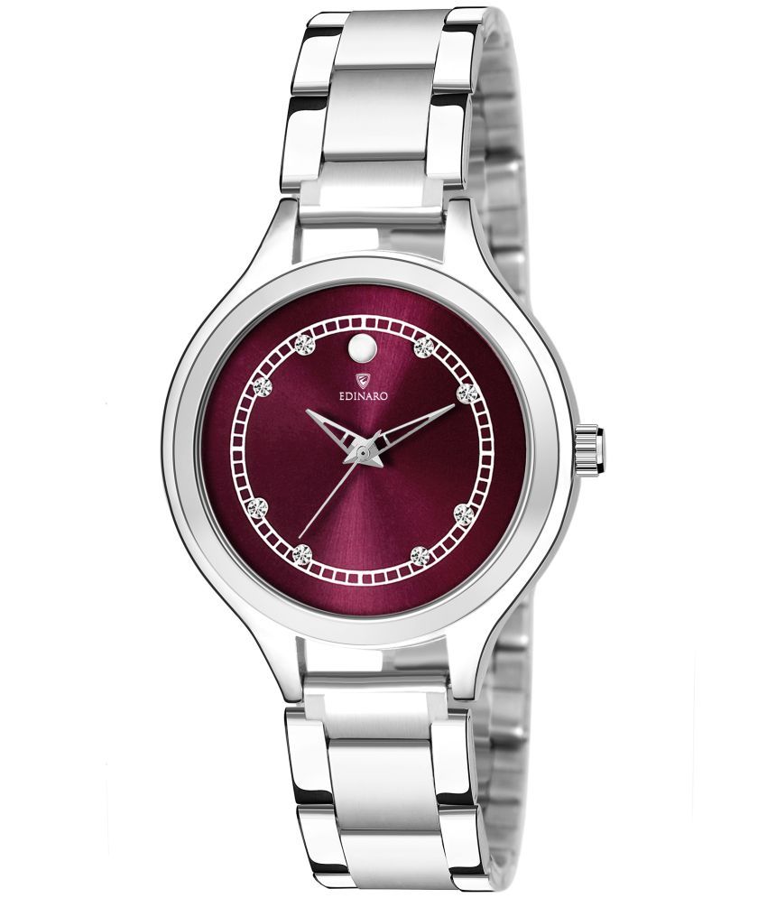     			EDINARO - Silver Stainless Steel Analog Womens Watch