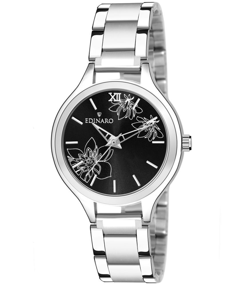     			EDINARO - Silver Stainless Steel Analog Womens Watch