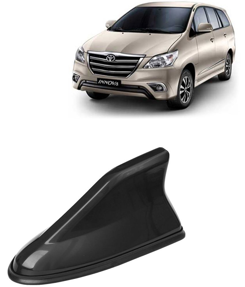     			Kingsway Shark Fin Antenna Roof Aerial Base AM FM Redio Signal, Replace Existing Car Antenna, Waterproof Rubber Ring with ABS Body, Universal Fit for Toyota Innova 2012 - 2015, 1 Piece - Black