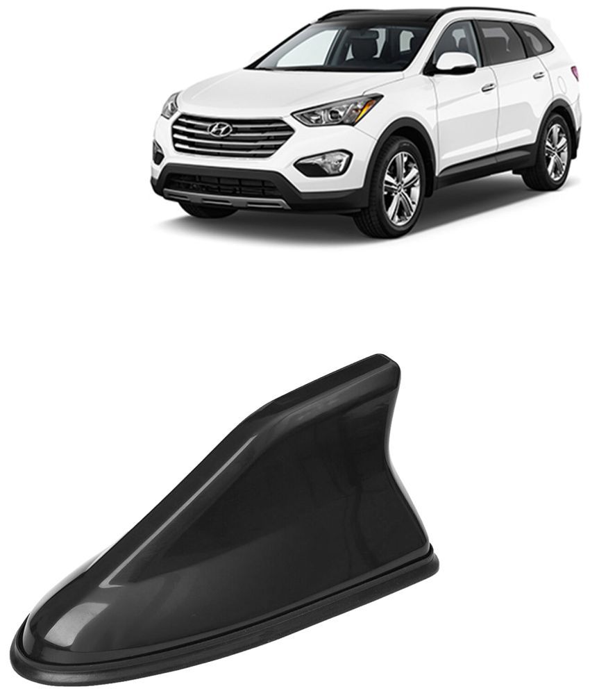     			Kingsway Shark Fin Antenna Roof Aerial Base AM FM Redio Signal, Replace Existing Car Antenna, Waterproof Rubber Ring with ABS Body, Universal Fit for Hyundai Santa Fe 2017 Onwards, 1 Piece - White