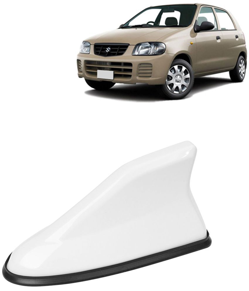     			Kingsway Shark Fin Antenna Roof Aerial Base AM FM Redio Signal, Replace Existing Car Antenna, Waterproof Rubber Ring with ABS Body, Universal Fit for Maruti Suzuki Alto 800 2000 - 2012, White