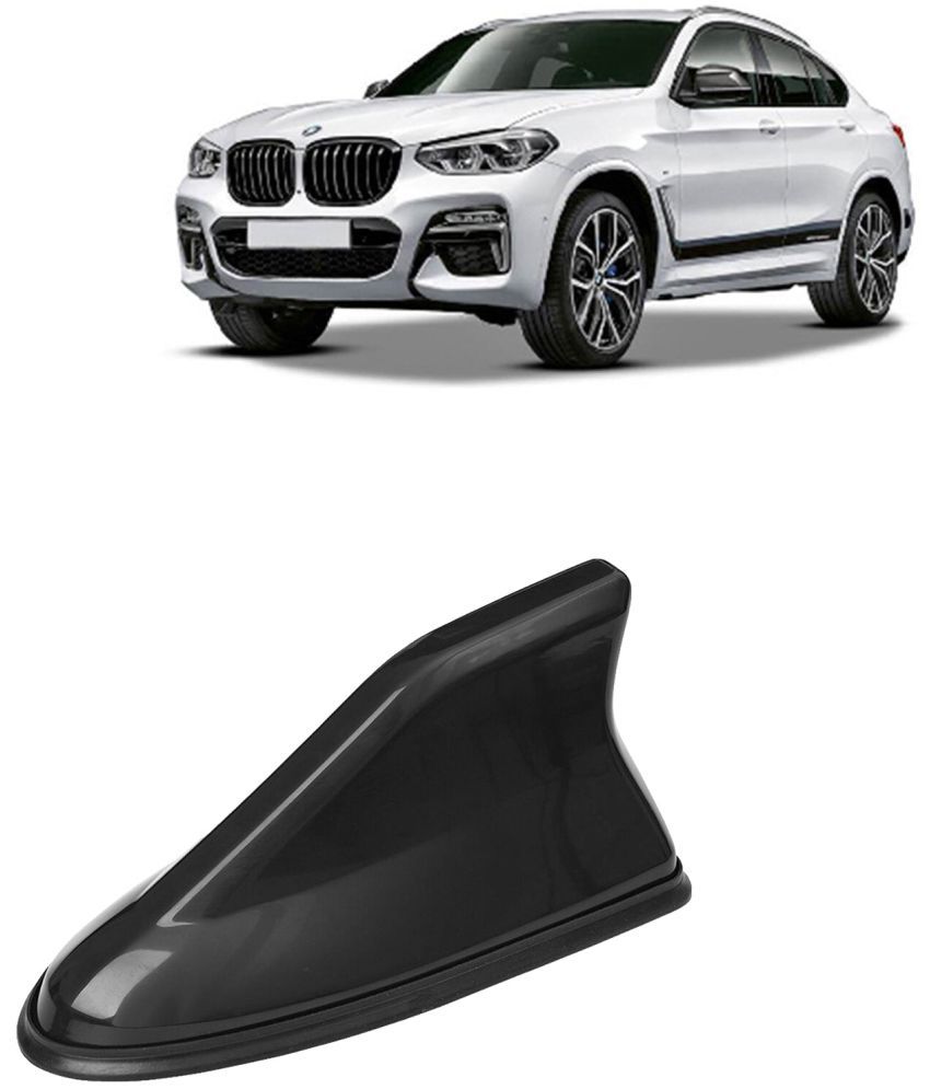     			Kingsway Shark Fin Antenna Roof Aerial Base AM FM Redio Signal, Replace Existing Car Antenna, Waterproof Rubber Ring with ABS Body, Universal Fit for BMW X4 2019 Onwards, 1 Piece - White