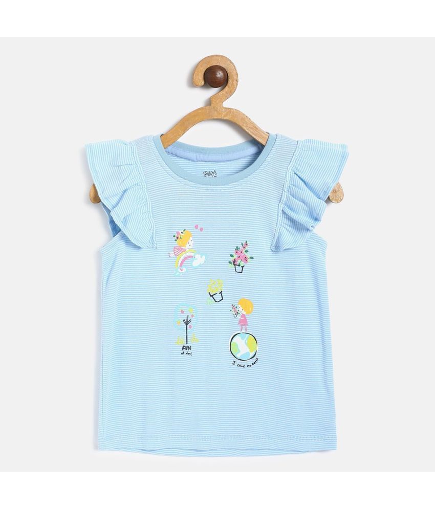     			MINI KLUB - Blue Baby Girl T-Shirt ( Pack of 1 )