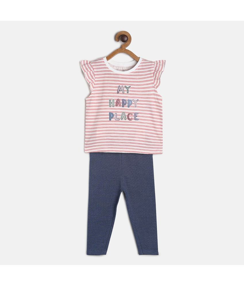     			MINI KLUB Pack of 1 Baby Girls Cotton Top & Trouser ( Multicolor )