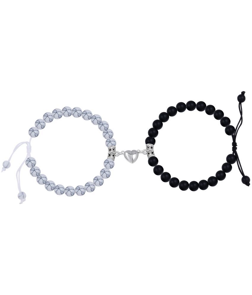     			Silver Shine - Silver Bracelet ( Pack of 1 )