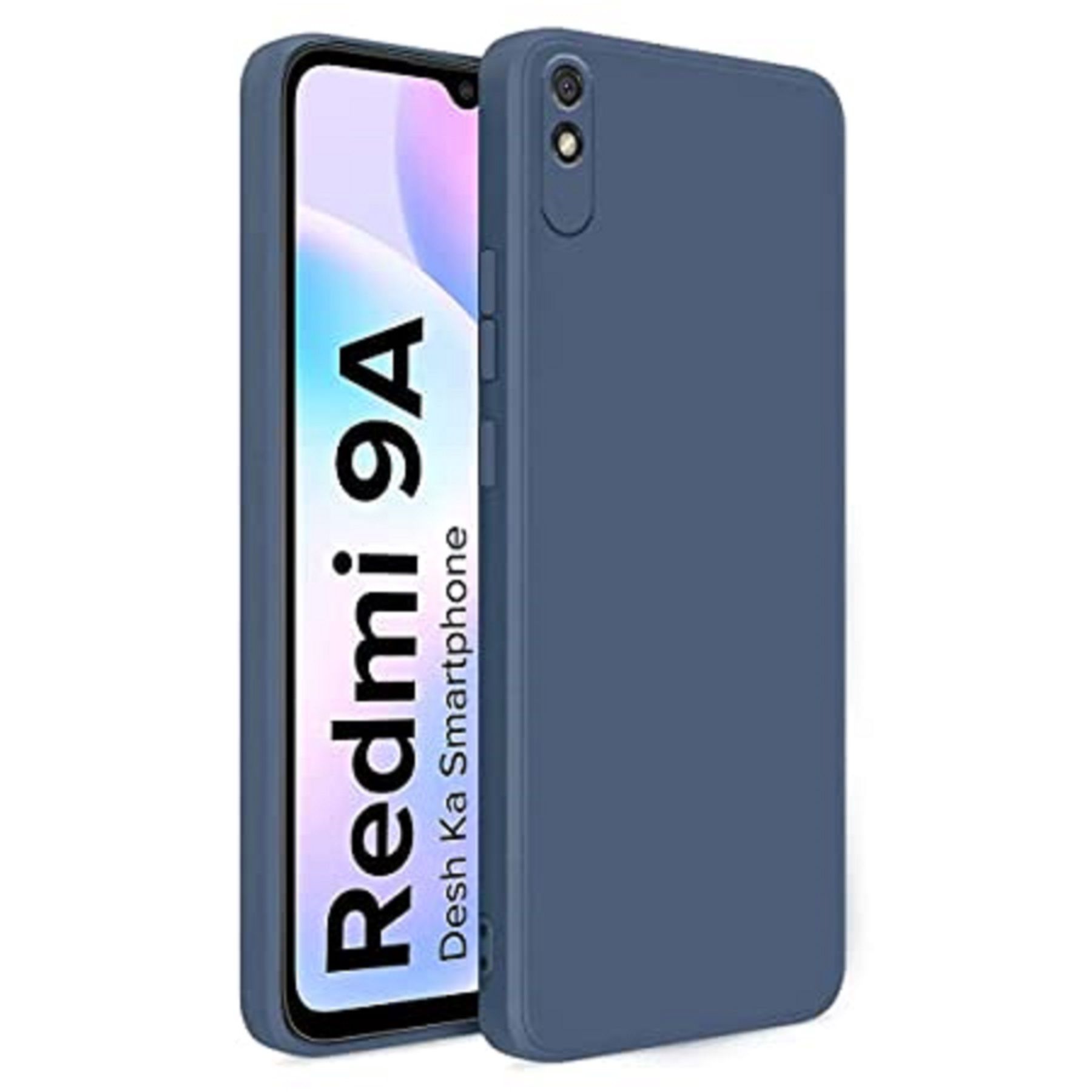     			ZAMN - Plain Cases Compatible For Silicon Redmi 9A sport ( Pack of 1 )