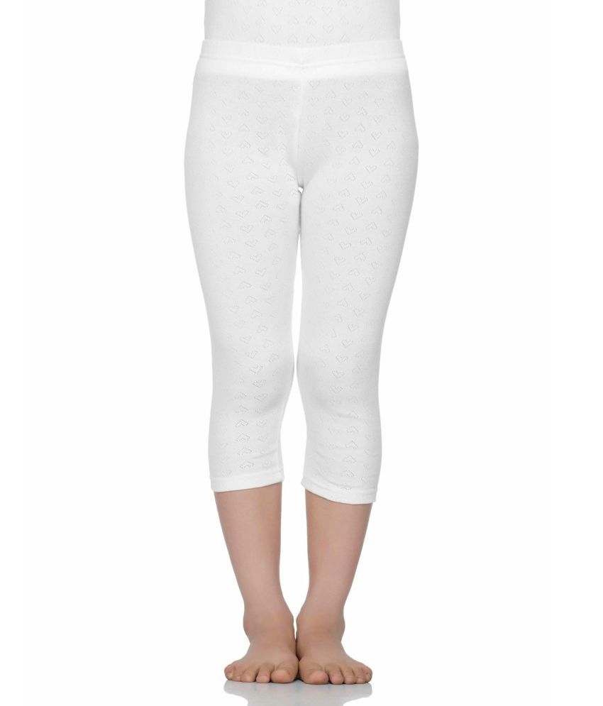     			Bodycare Girls Thermal Bottoms Pack Of 1-White