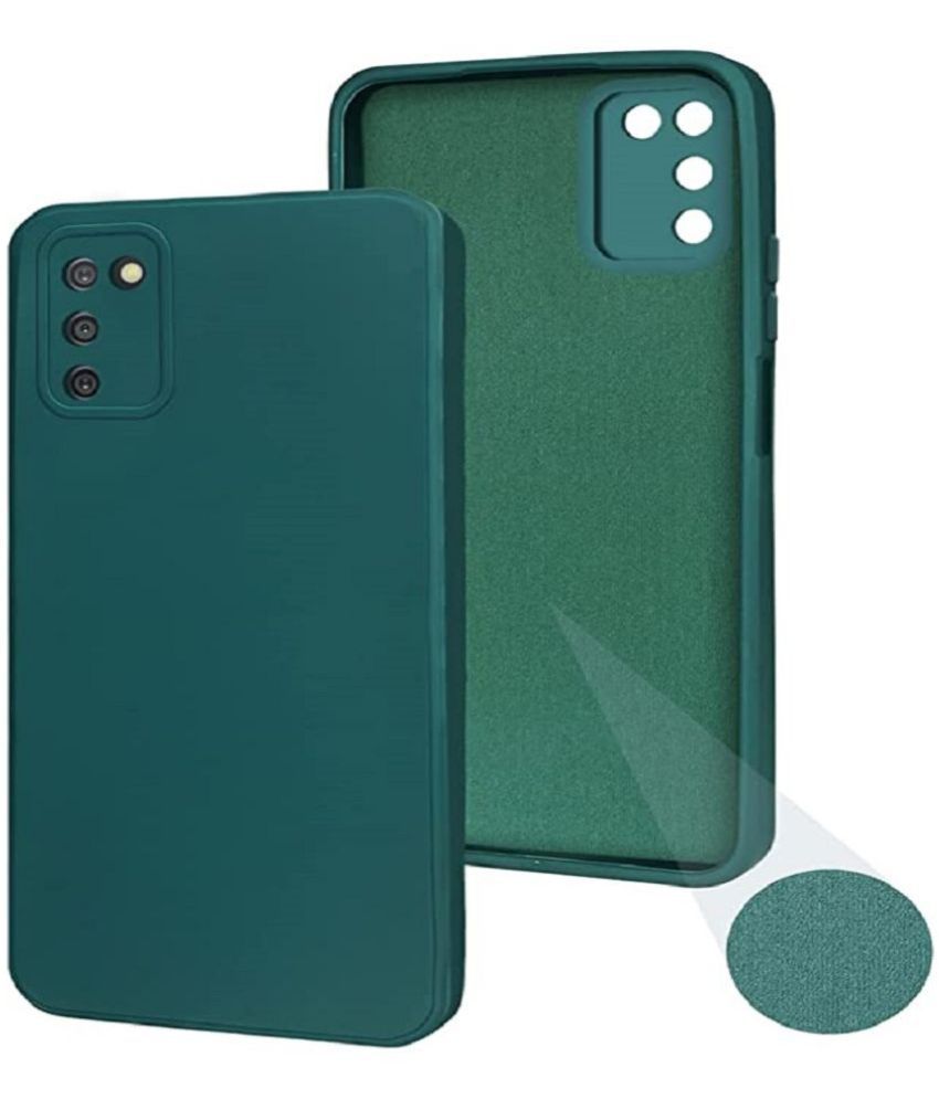     			Case Vault Covers - Plain Cases Compatible For Silicon Samsung Galaxy A03S ( Pack of 1 )