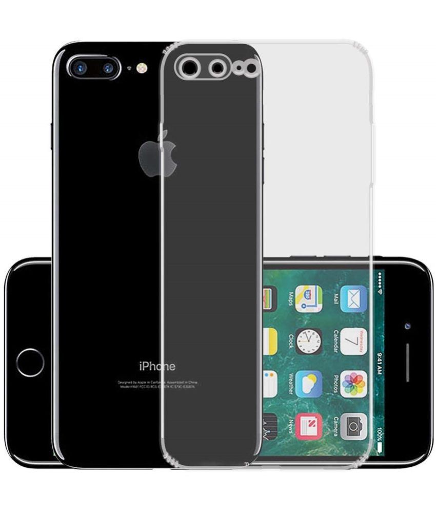     			Case Vault Covers - Silicon Soft cases Compatible For Silicon Apple Iphone 8 Plus ( Pack of 1 )