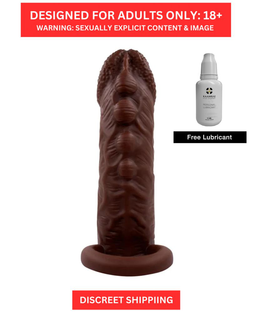     			Highly Recommended Easy to Wash and Hide, 6 inch Soft Silicon Penis Sleeve with for Long Lasting Erection
