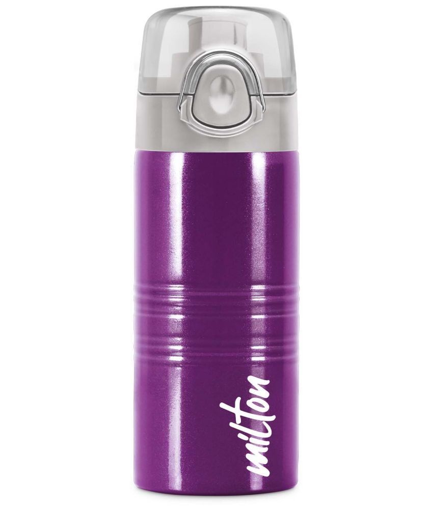     			Milton Vogue 500 Stainless Steel Water Bottle, 490 ml, Purple
