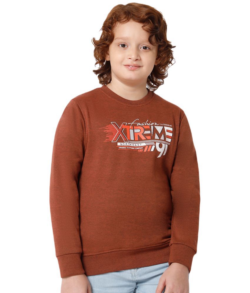     			Proteens - Brown Cotton Blend Boys Sweatshirt ( Pack of 1 )