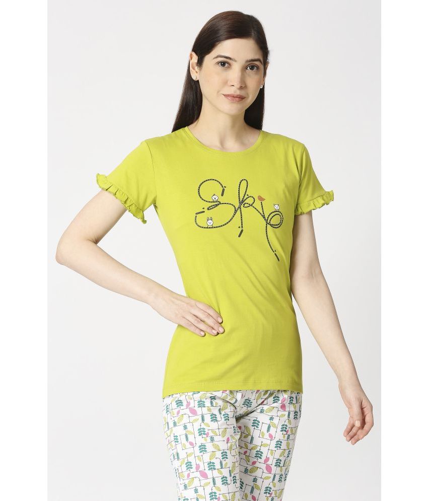     			Zebu - Multi Color Cotton Regular Fit Women's T-Shirt ( Pack of 1 )
