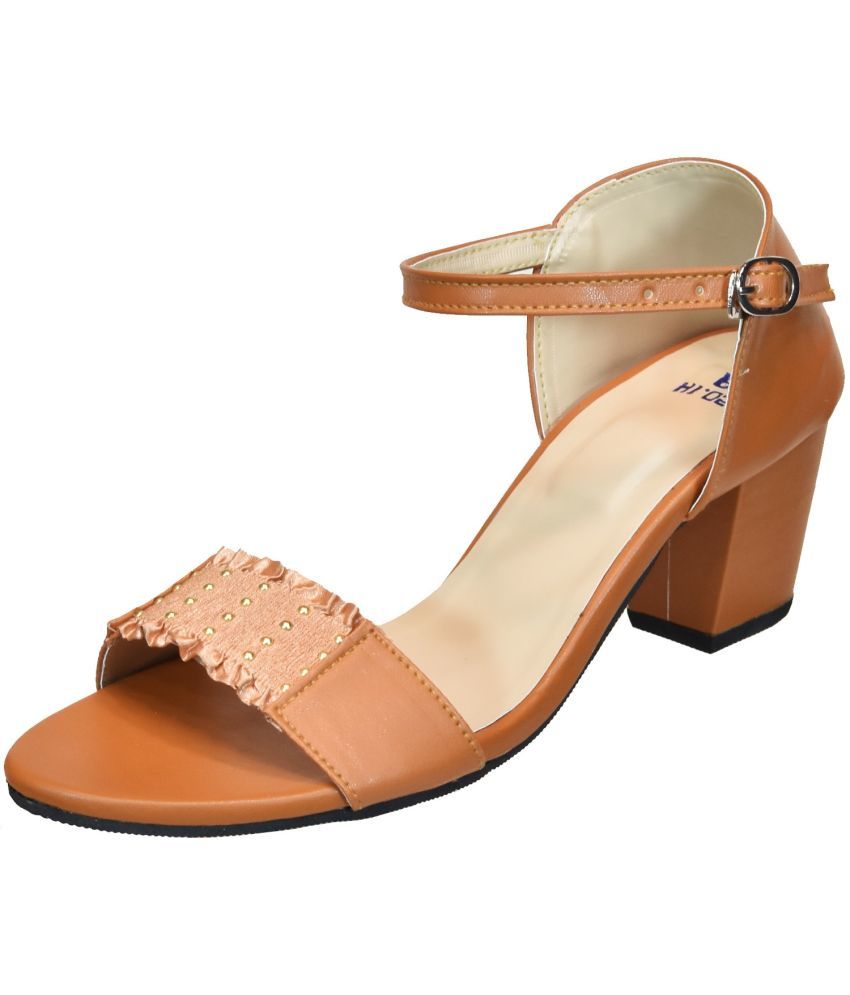     			Dream Makers - Brown Women's Sandal Heels