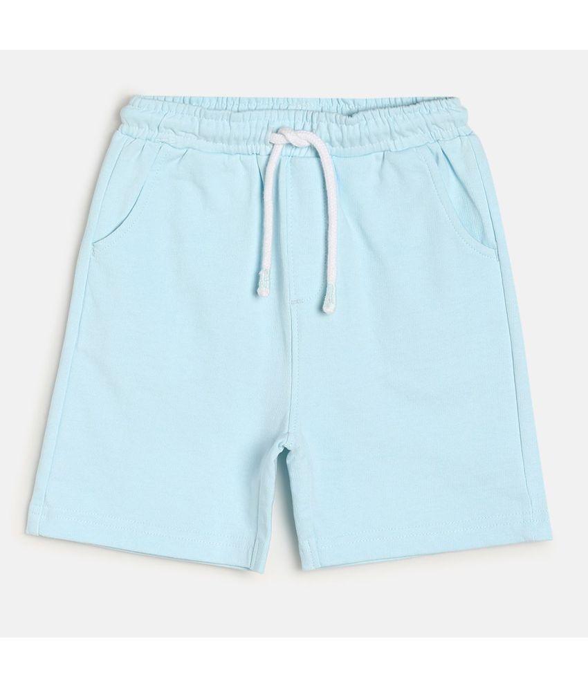     			MINI KLUB - Blue Cotton Boys Shorts ( Pack of 1 )