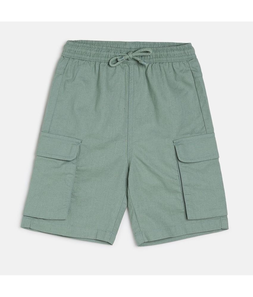     			MINI KLUB - Green Cotton Boys Shorts ( Pack of 1 )