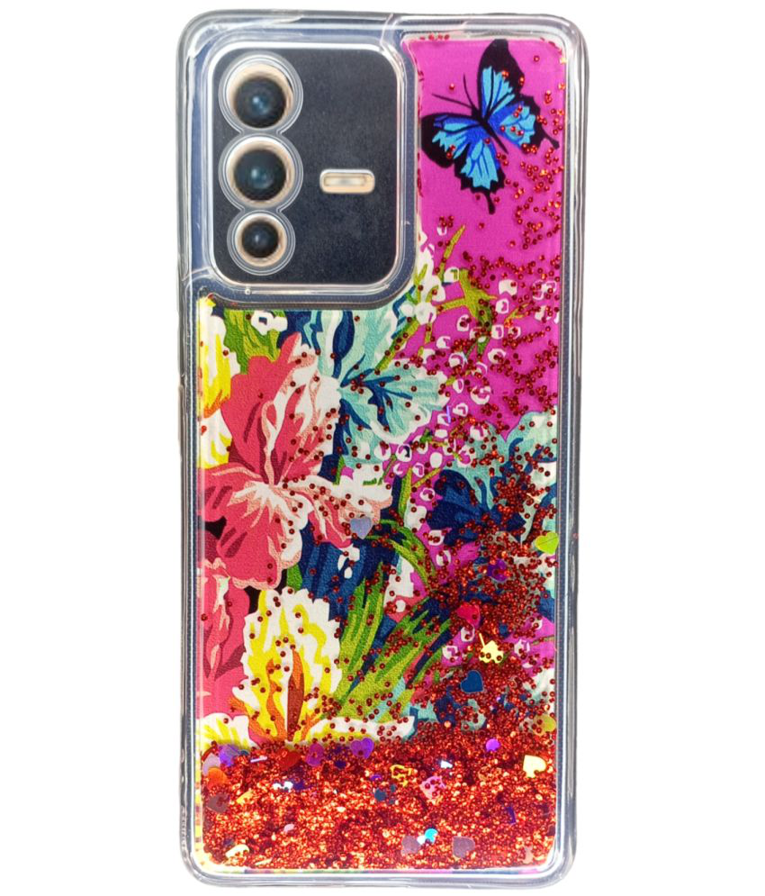     			NBOX - Multicolor Printed Back Cover Silicon Compatible For VIVO V23 PRO ( Pack of 1 )