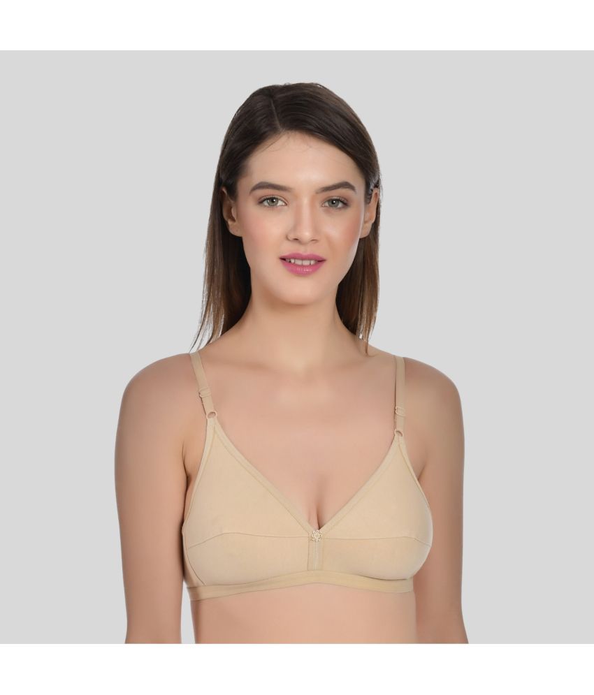     			AIMLY Cotton Non Padded Women's Everyday Bra ( Beige )