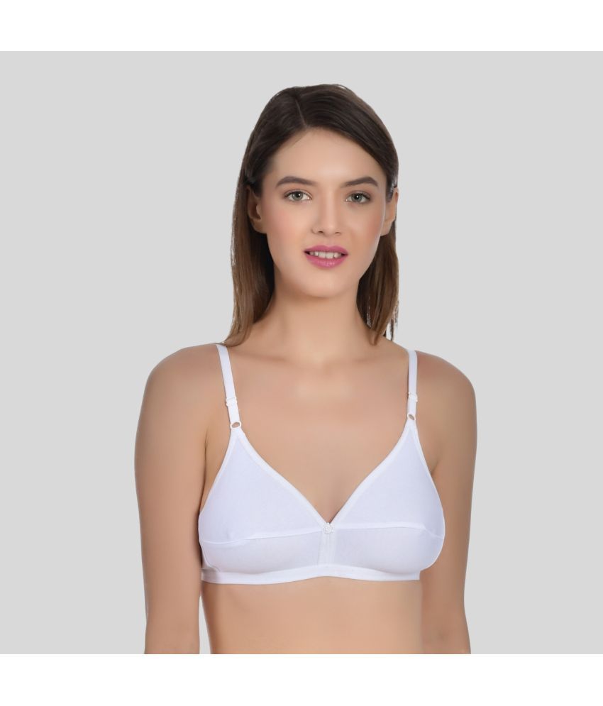     			AIMLY Cotton Non Padded Women's T-Shirt Bra ( White )