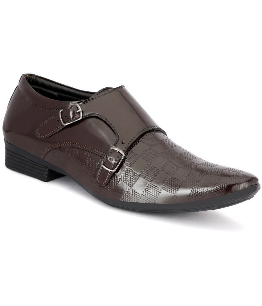     			Buxton - Brown Men's Monk Strap Formal Shoes