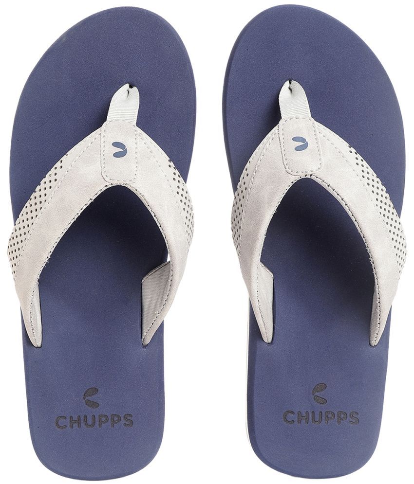     			CHUPPS - Blue Men's Thong Flip Flop