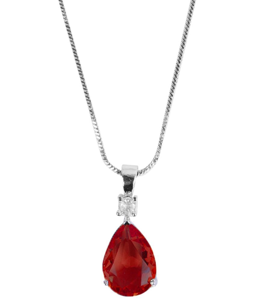     			PUJVI - Red Pendant ( Pack of 1 )
