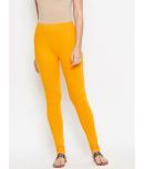 Pret By Kefi - Mustard Cotton Women's Leggings ( Pack of 1 )