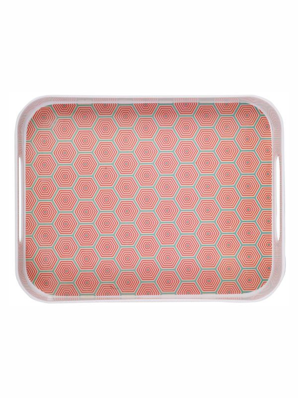     			GoodHomes - MT330 Multicolor Serving Tray ( Set of 1 )