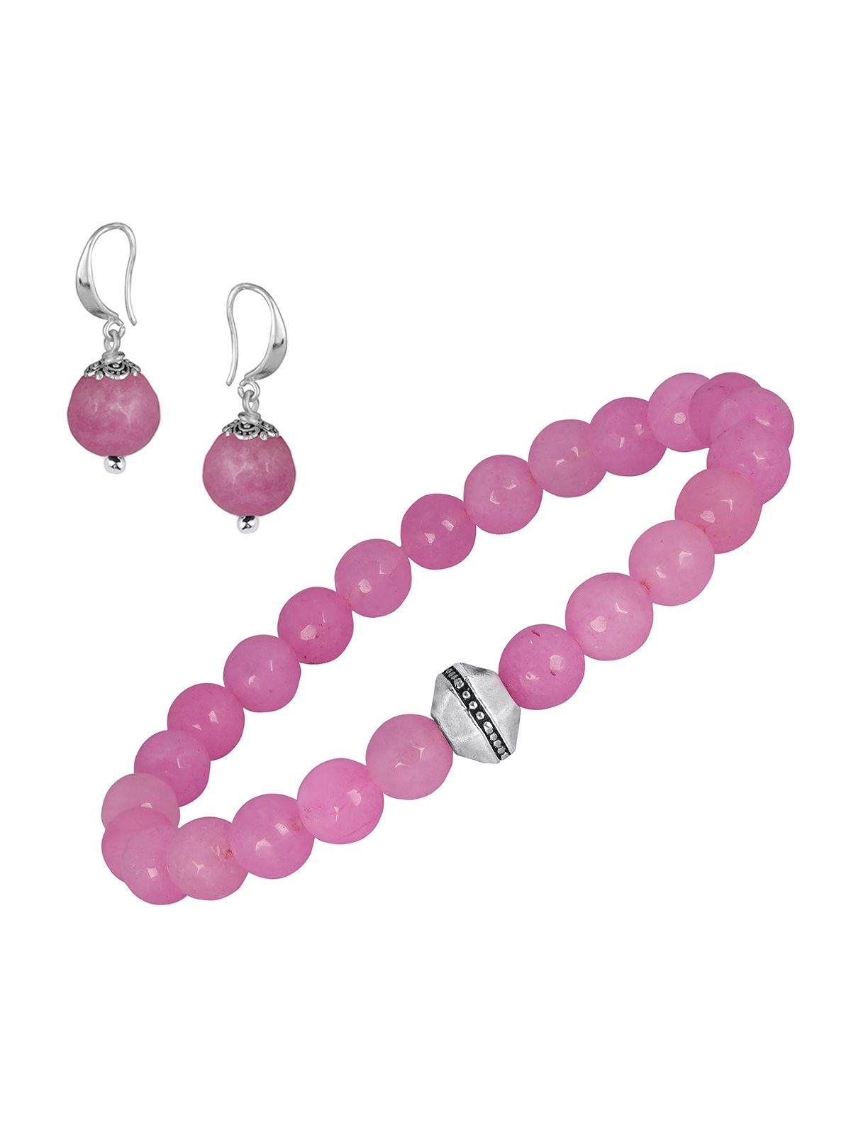     			JFL - Jewellery For Less - Pink Bracelet ( Pack of 2 )