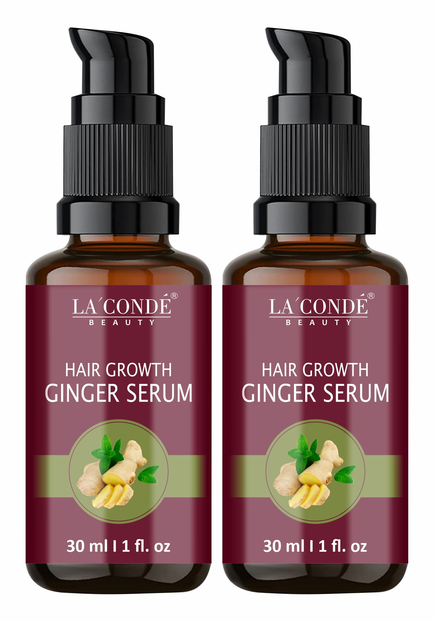     			La'Conde Ginger Hair Serum Hair Serum 30 mL Pack of 2