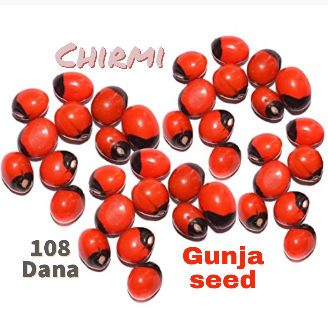     			SS520 Lal Gunja Chirmi 108 Red Rosery Pia Seed Gurinvida Gumchi Madhuyastika 25 gm