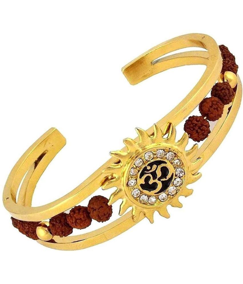     			HEER COLLECTION - Gold Religious Bracelet ( Pack of 1 )