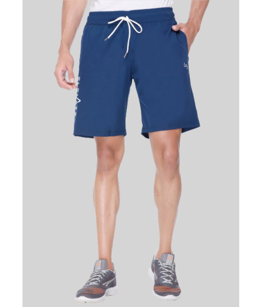     			LEEBONEE - Blue Polyester Men's Shorts ( Pack of 1 )
