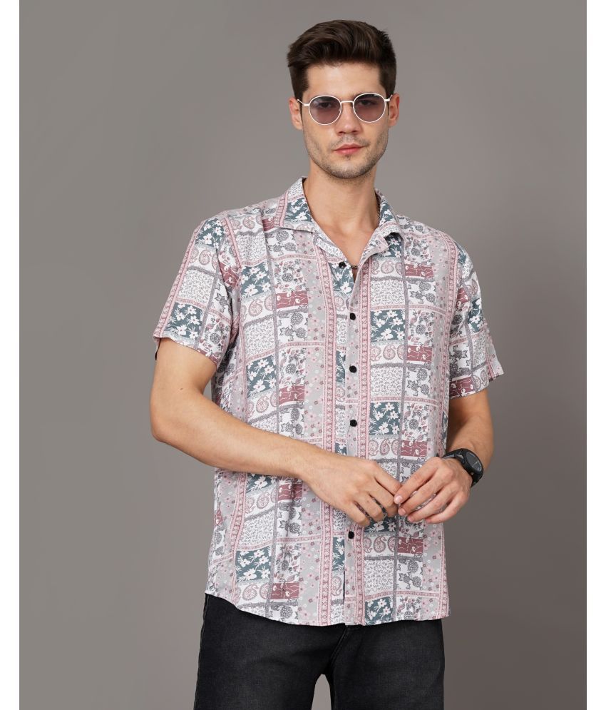     			Paul Street - Pink Rayon Regular Fit Men's Casual Shirt ( Pack of 1 )