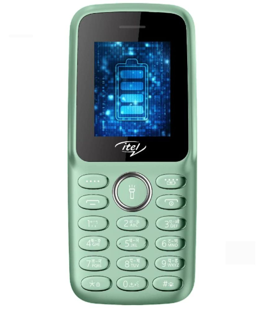     			itel it2163S Dual SIM Feature Phone Light Green