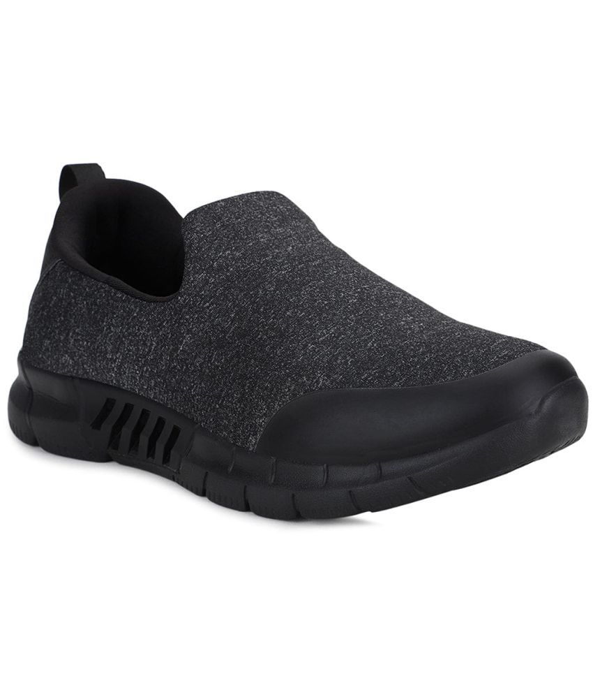     			Campus - Black Men's Slip-on Shoes