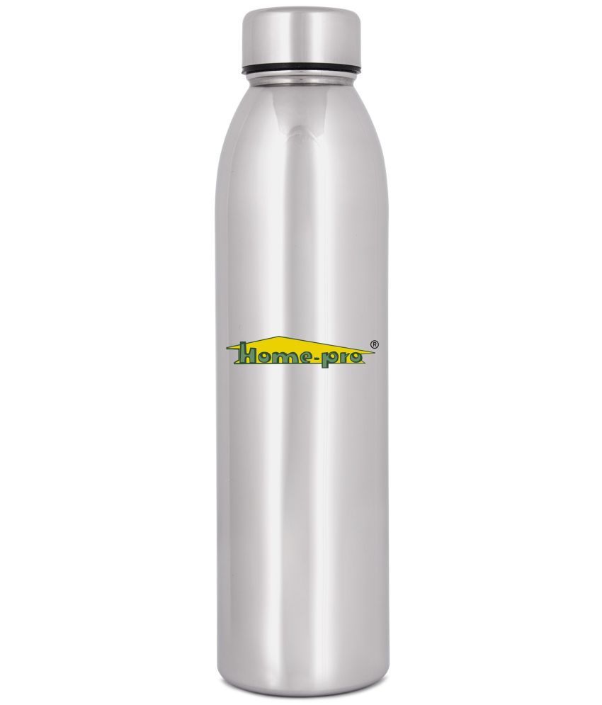     			HomePro - Jointless Mirror Bottle Silver Water Bottle 1000 mL ( Set of 1 )