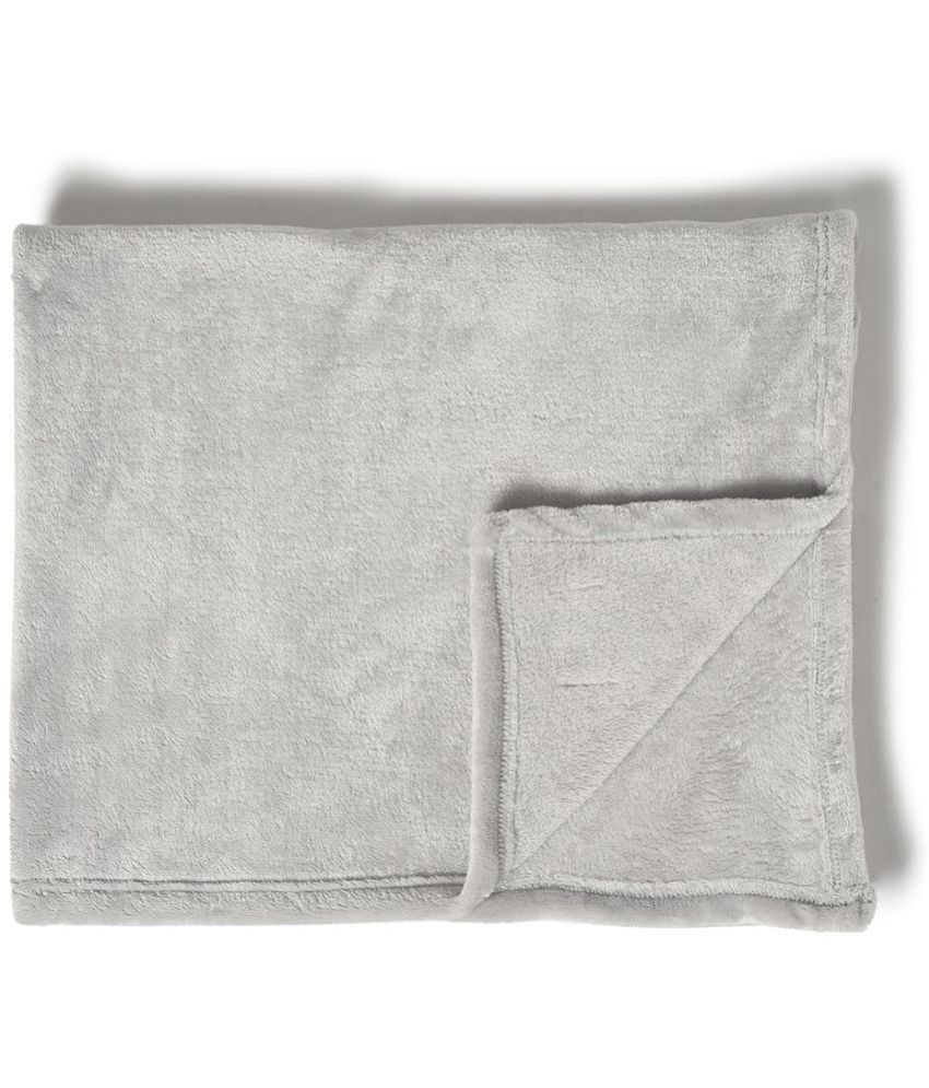     			Mi Arcus - Grey Polyester Baby Blanket ( Pack of 1 )