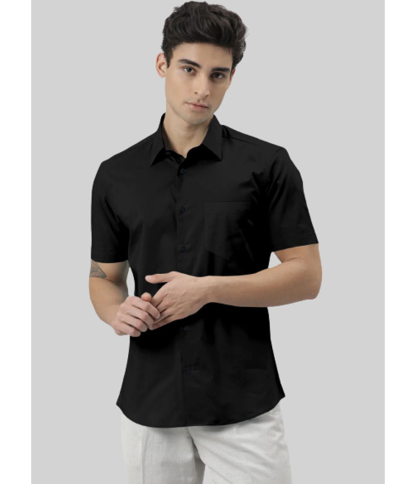     			SUR-T - Black Cotton Blend Slim Fit Men's Casual Shirt ( Pack of 1 )