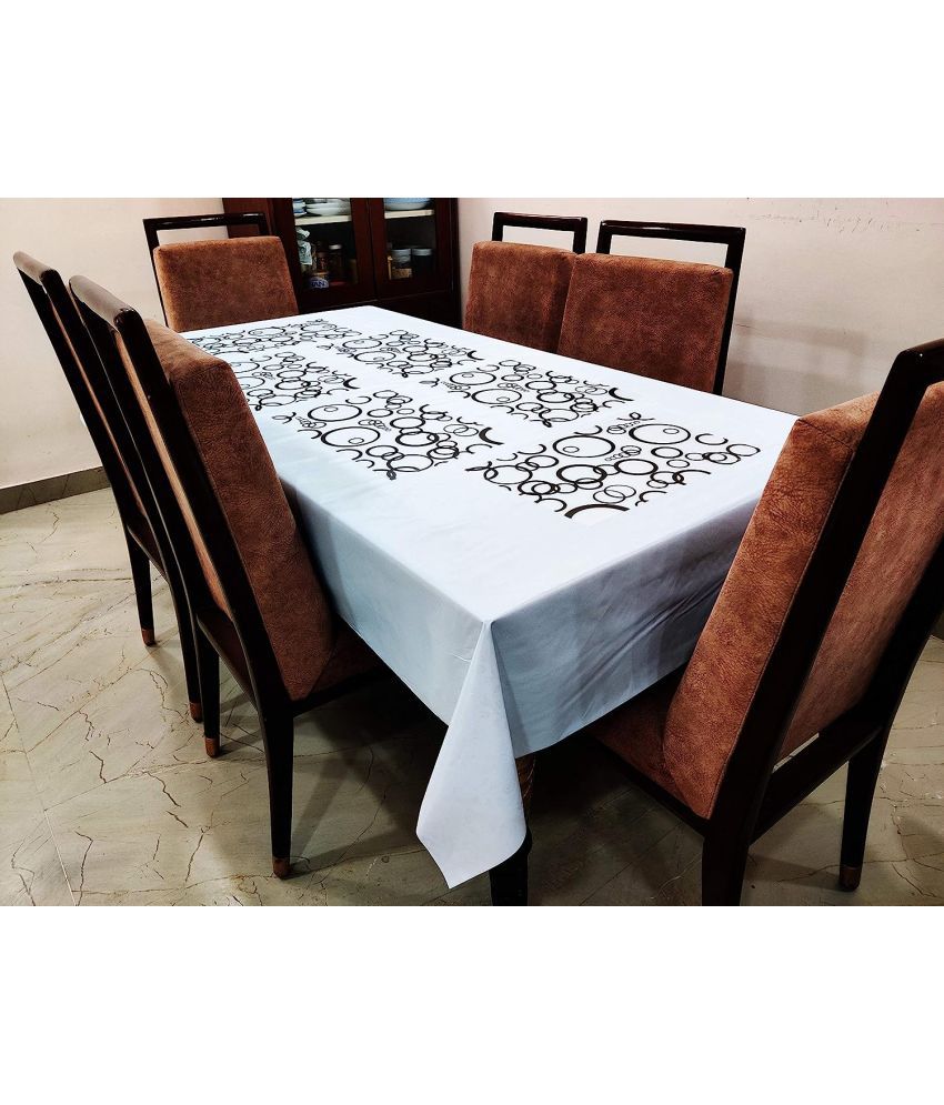     			Sanraksshan PVC Floral Rectangle Table Mats ( 44 cm x 32 cm ) Pack of 6 - Multi