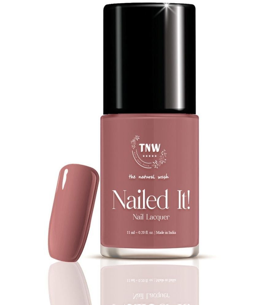     			TNW- The Natural Wash Nailed it Nail Lacquer (06) Candy cane, Strawberry scent, 11ml