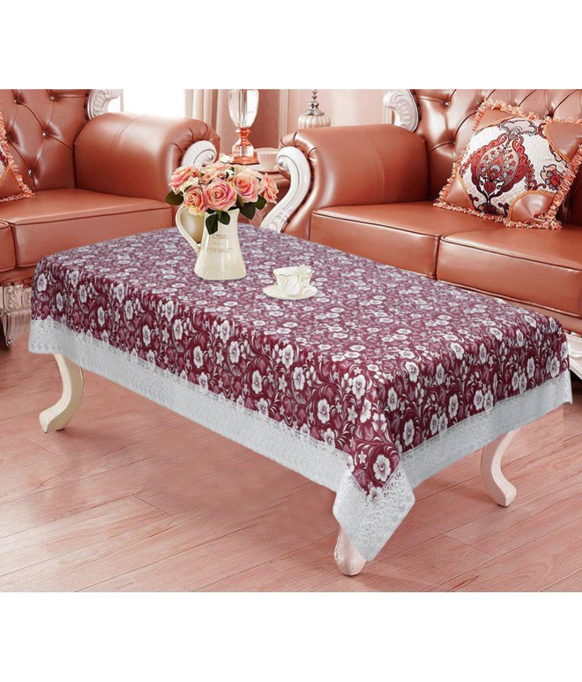    			HOMETALES Printed PVC 4 Seater Rectangle Table Cover ( 150 x 92 ) cm Pack of 1 Multi