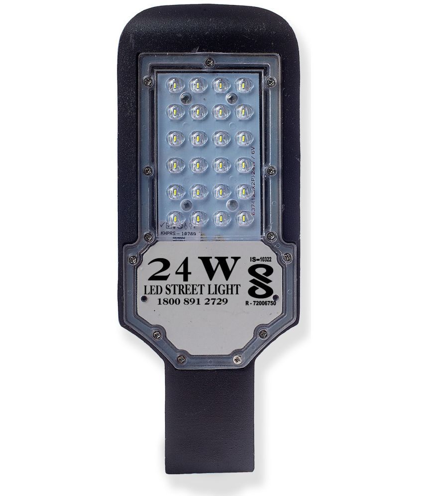     			Keshvas 24W LENS PVC Body BIS Approved LED Street Lights Cool Day Light - Pack of 1