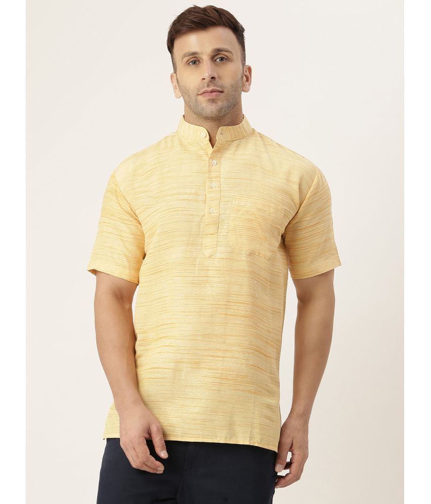     			RIAG - Beige Cotton Blend Regular Fit Men's Casual Shirt ( Pack of 1 )