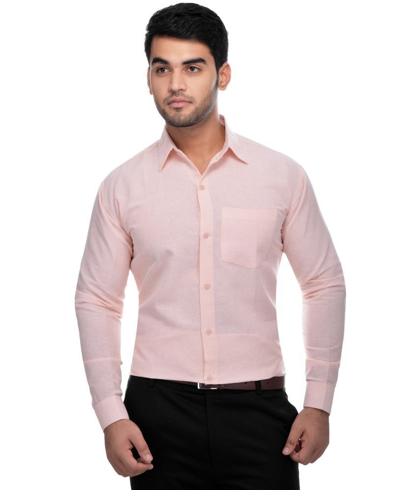     			RIAG - Beige Cotton Blend Regular Fit Men's Formal Shirt ( Pack of 1 )