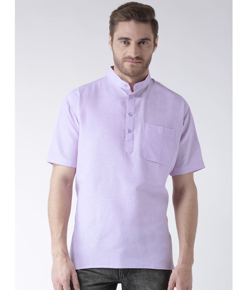     			RIAG - Purple Cotton Blend Regular Fit Men's Casual Shirt ( Pack of 1 )