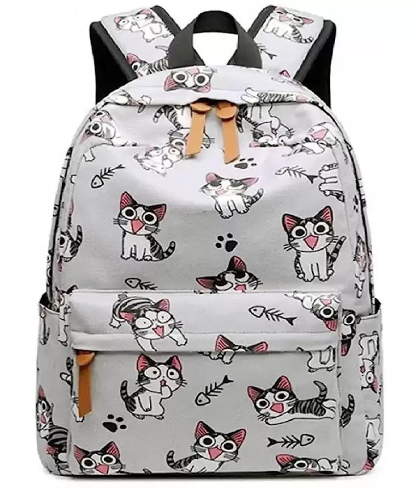 Lychee Bags White Canvas Backpack SDL109476933 1 f16dd