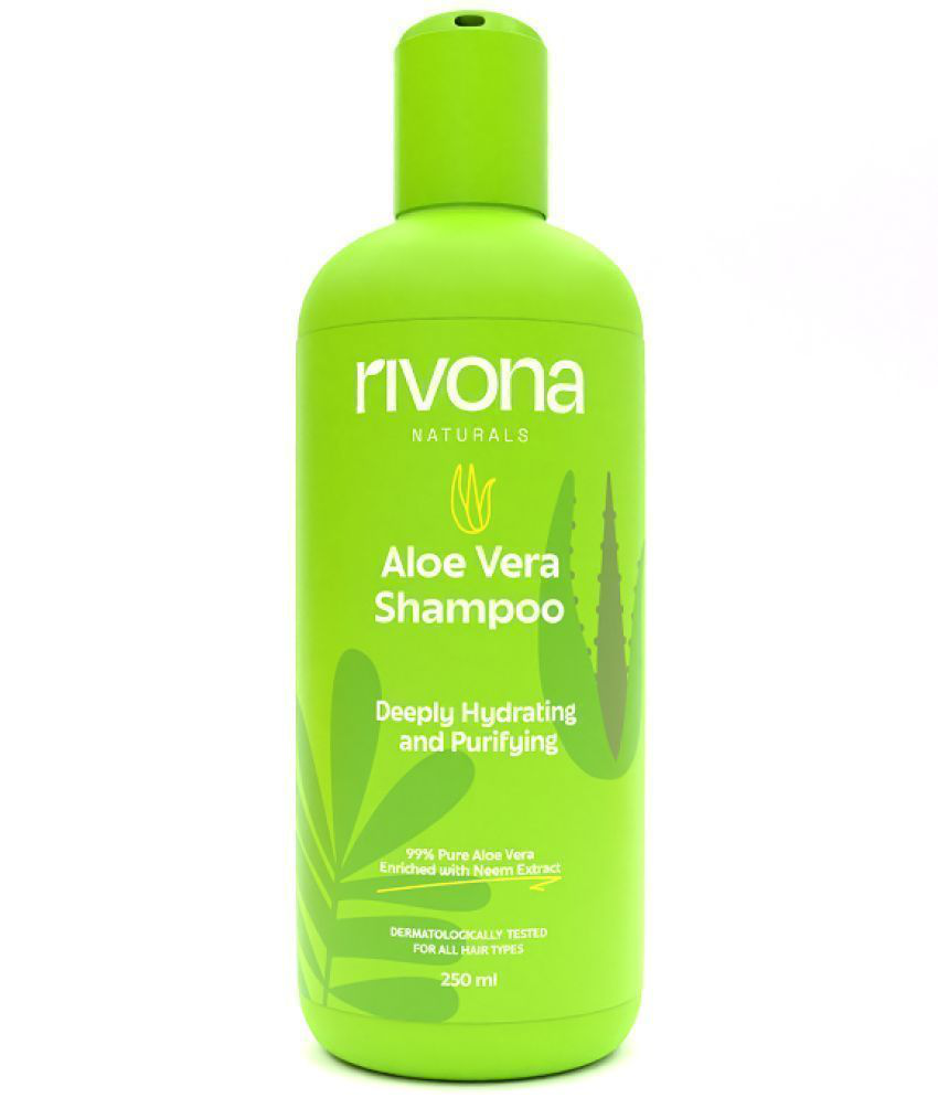     			Rivona Natural's Aloe Vera Neem Daily Care Shampoo, Anti Dandruff & Hydrating, All Hair types, 250 ml