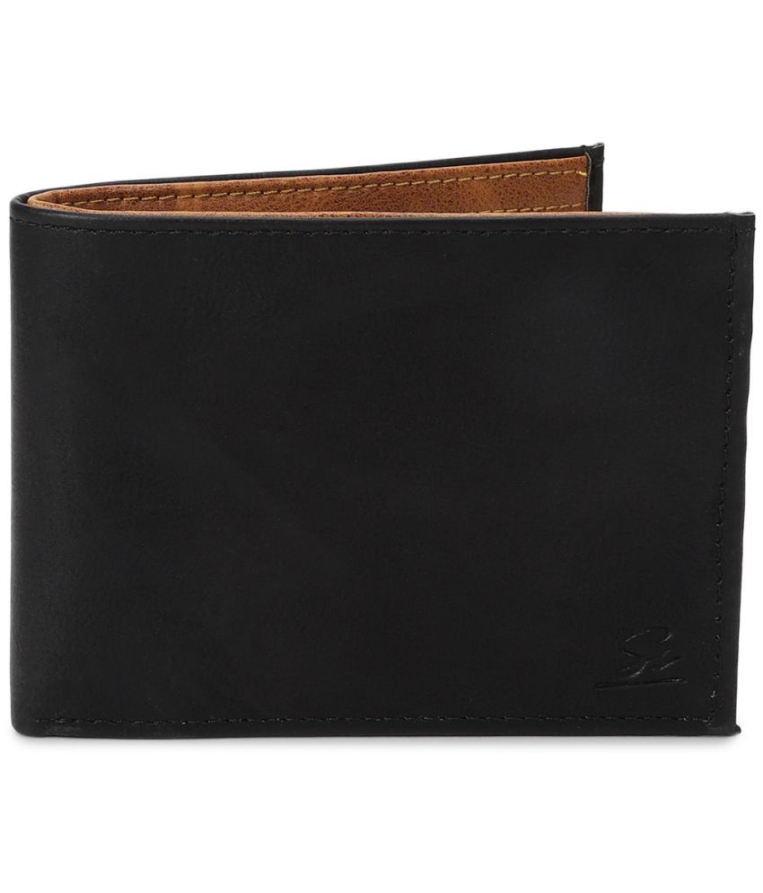     			Style Smith - Black Faux Leather Men's Two Fold Wallet ( Pack of 1 )
