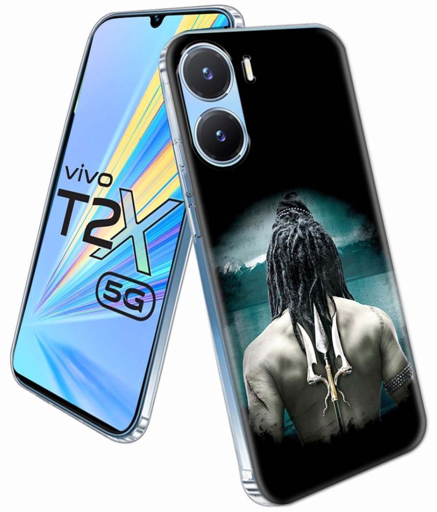     			NBOX - Multicolor Printed Back Cover Silicon Compatible For Vivo T2x 5G ( Pack of 1 )